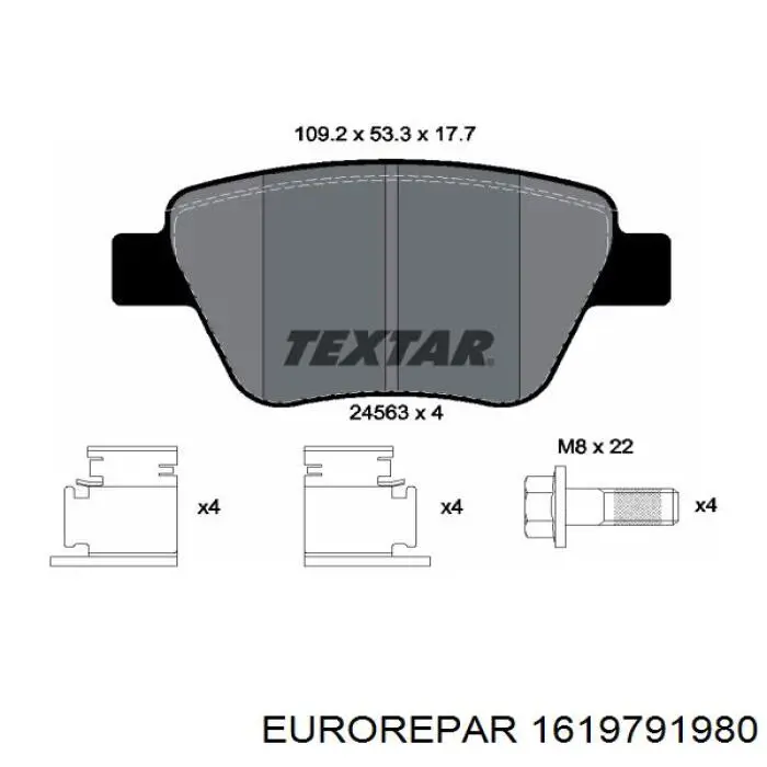 Pastillas de freno traseras Volkswagen Jetta 6 162, 163, AV3, AV2, AY2, AY3