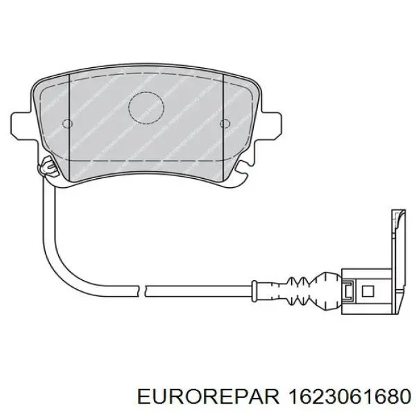Pastillas traseras de freno Eurorepar 1623061680 precio, desde 26,59 EUR
