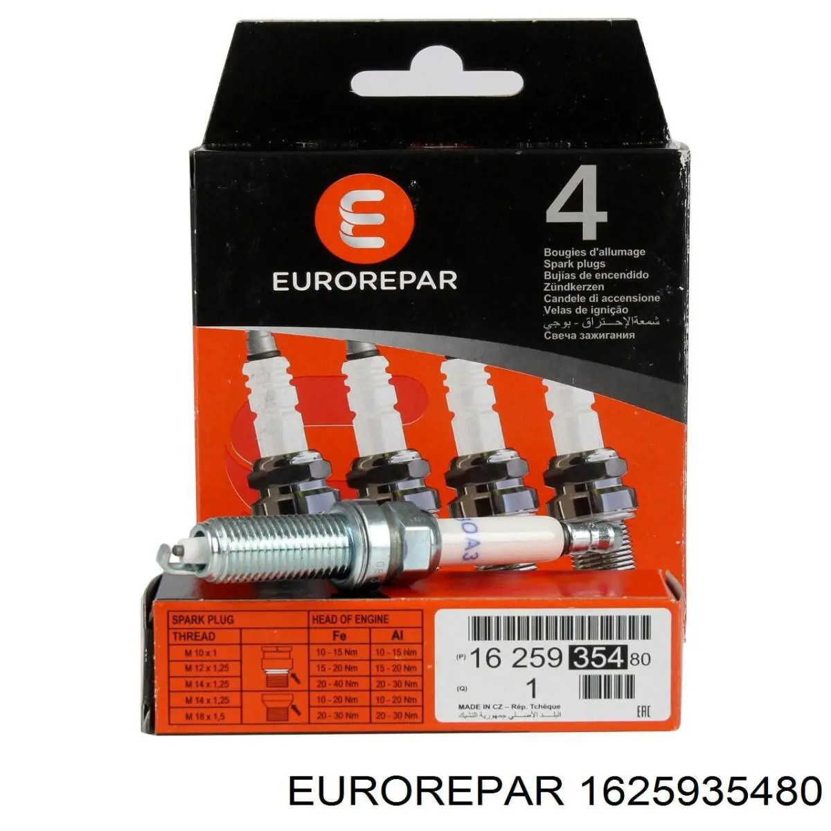 Comprar 1625935480 Eurorepar Bujía de encendido