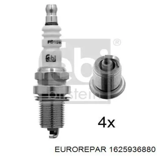 1625936880 Eurorepar bujía de encendido