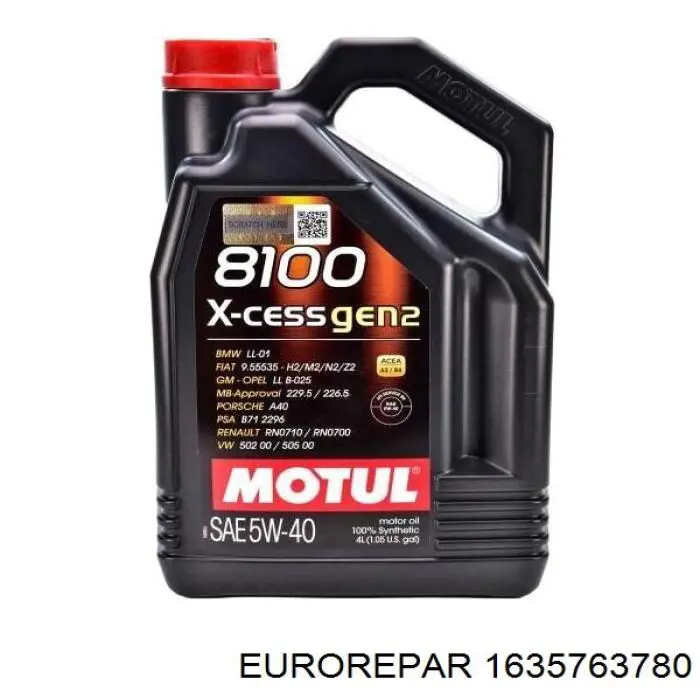 Aceite motor Eurorepar 1635763780 precio, desde 15,19 EUR