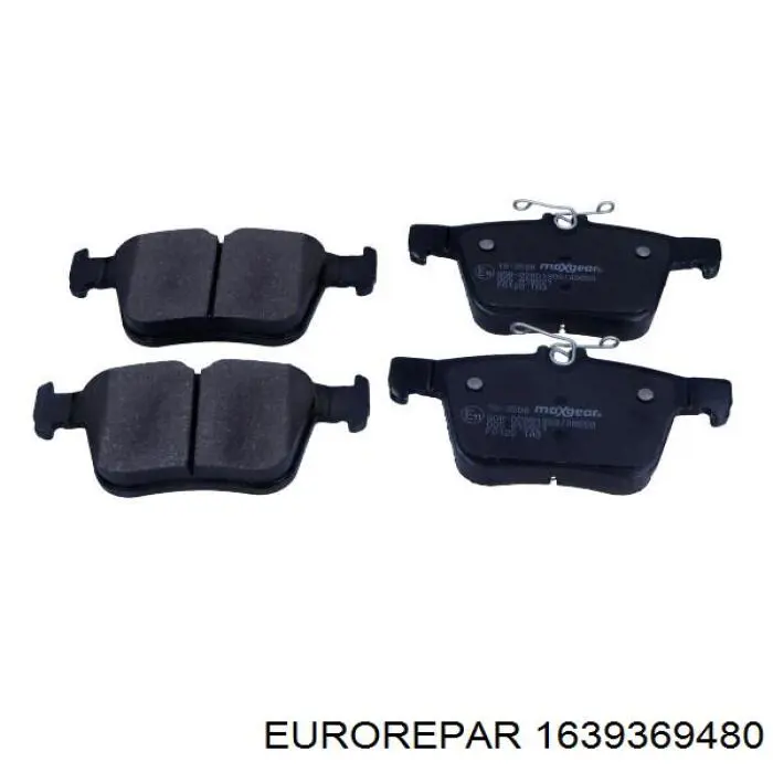Comprar 1639369480 Eurorepar Pastillas de freno traseras