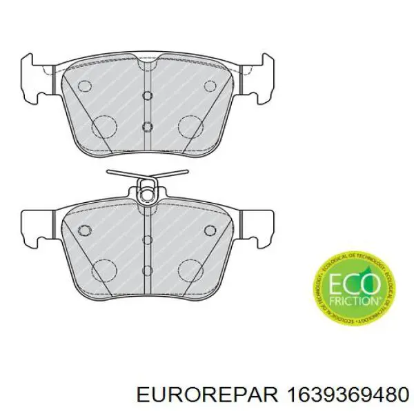 Pastillas traseras de freno Eurorepar 1639369480 precio, desde 24,84 EUR