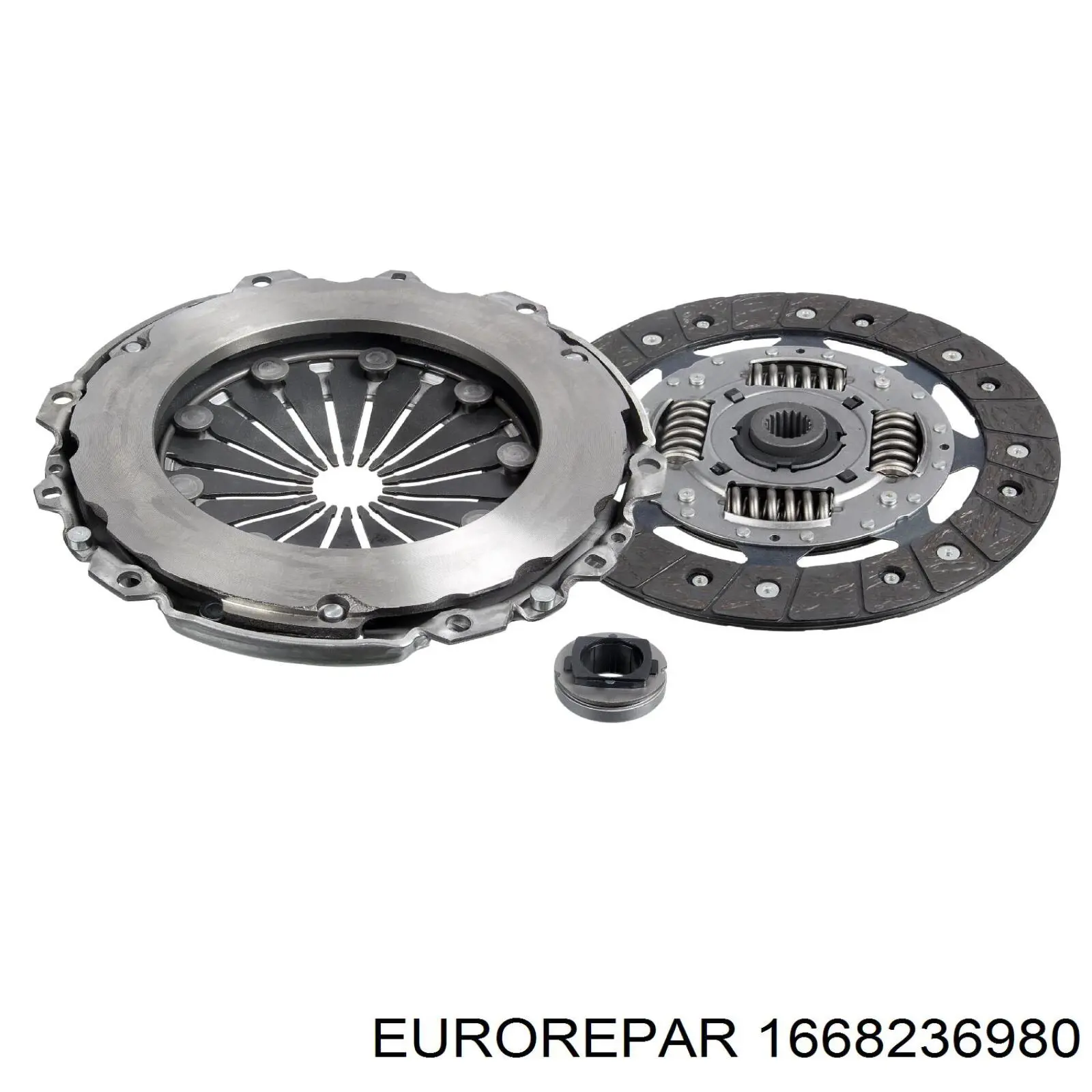 1668236980 Eurorepar kit de embrague (3 partes)