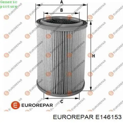 Filtro de cabina Peugeot/Citroen E146153 precio, desde 9,55 EUR