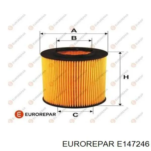 E147246 Eurorepar filtro de aire