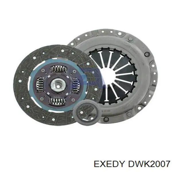 DWK2007 Exedy kit de embrague (3 partes)