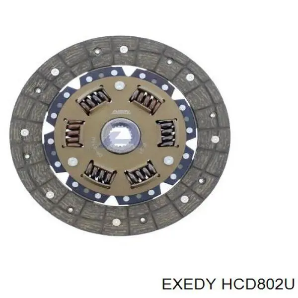 Disco de embrague Exedy HCD802U precio, desde 61,78 EUR