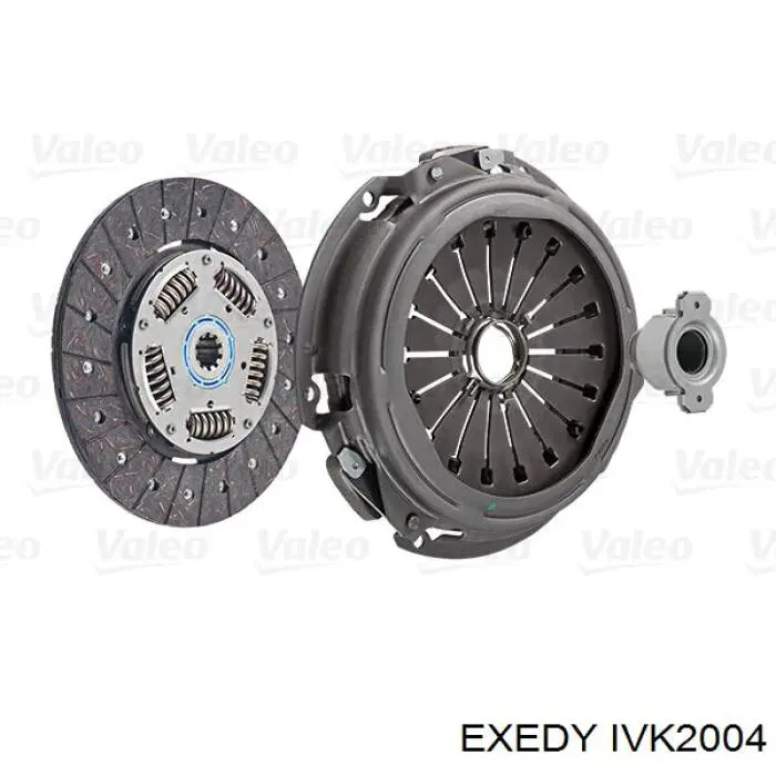 IVK2004 Exedy kit de embrague (3 partes)