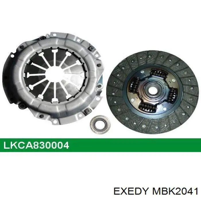 MBK2041 Exedy kit de embrague (3 partes)