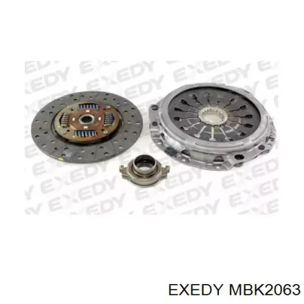 MBK2063 Exedy kit de embrague (3 partes)