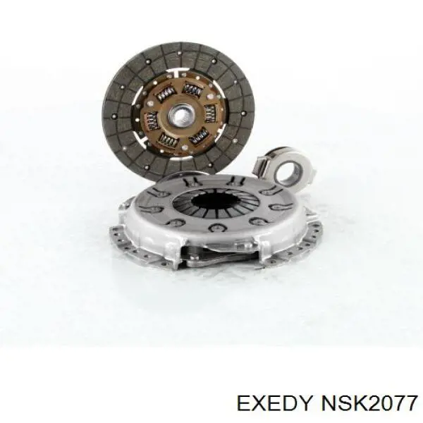 NSK2077 Exedy kit de embrague (3 partes)