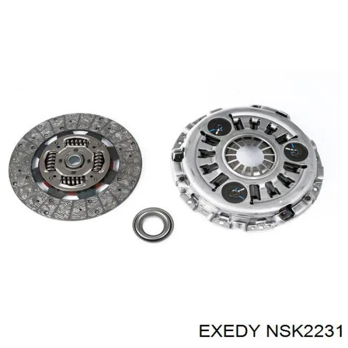 NSK2231 Exedy kit de embrague (3 partes)