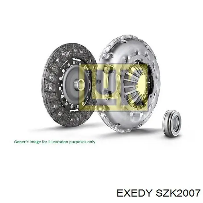 SZK2007 Exedy kit de embrague (3 partes)