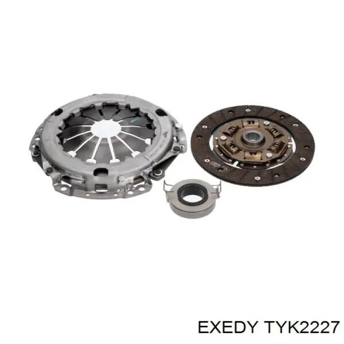 Kit de embrague Exedy TYK2227