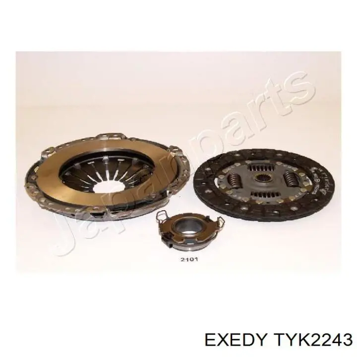 TYK2243 Exedy kit de embrague (3 partes)