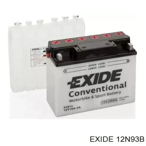 Batería de arranque EXIDE 12N93B