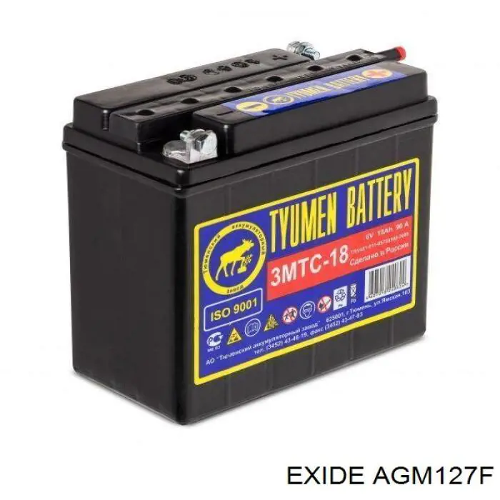 Batería de Arranque Exide (AGM127F)