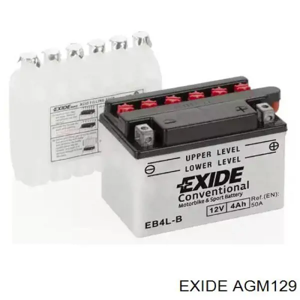 Batería de Arranque Exide 9 ah 12 v B00 (AGM129)