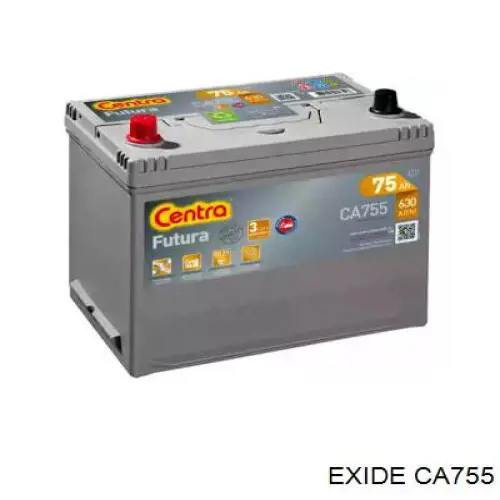 CA755 Exide Batería Start-Stop