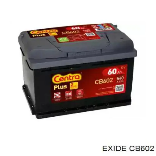 CB602 Exide Batería Start-Stop