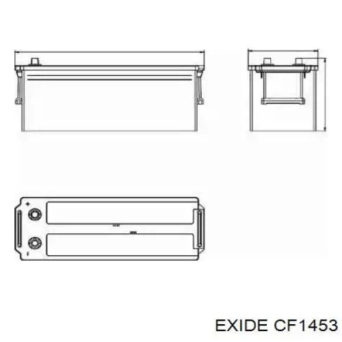 CF1453 Exide Batería Start-Stop