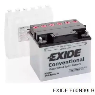 E60N30LB Exide Batería Start-Stop