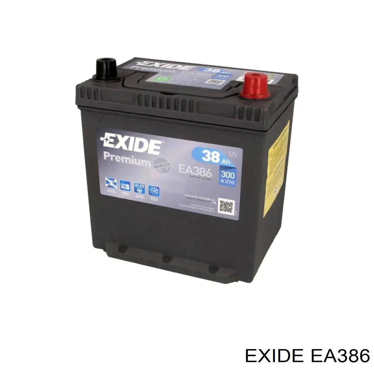 Batería de Arranque Exide Premium 38 ah 12 v B1Korean (EA386)