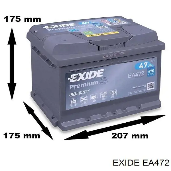 Batería de arranque Exide EA472 precio, desde 106,06 EUR
