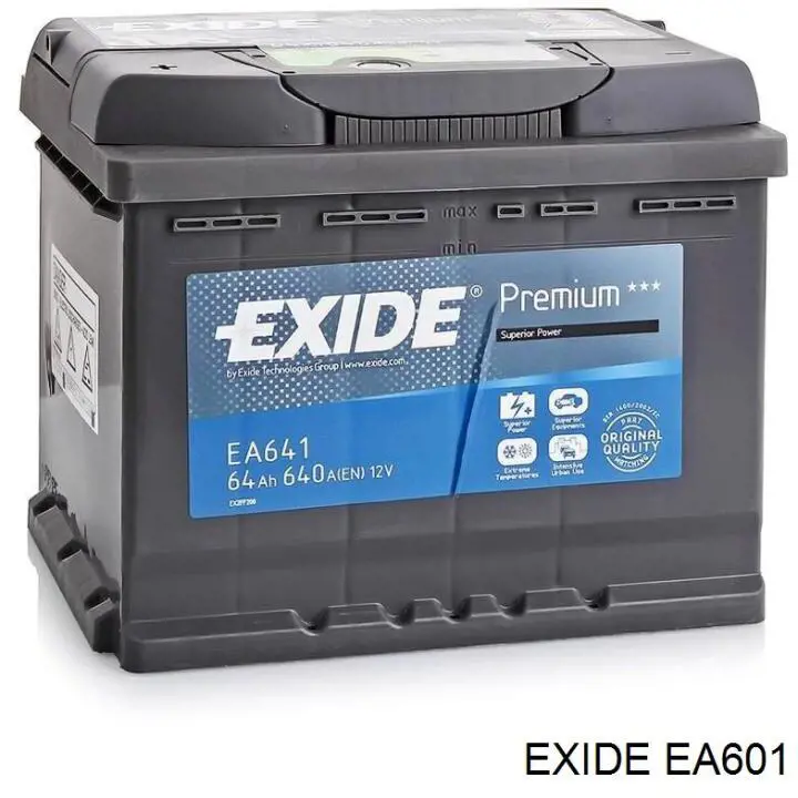 Batería de arranque EXIDE EA601