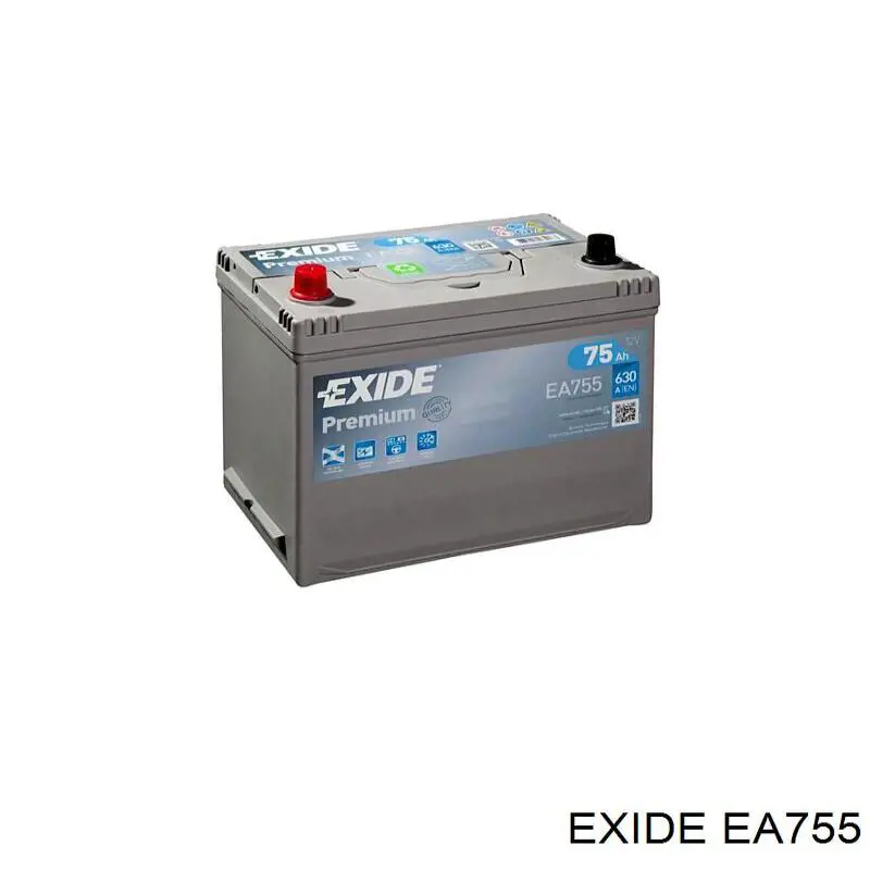 Batería de arranque EXIDE EA755