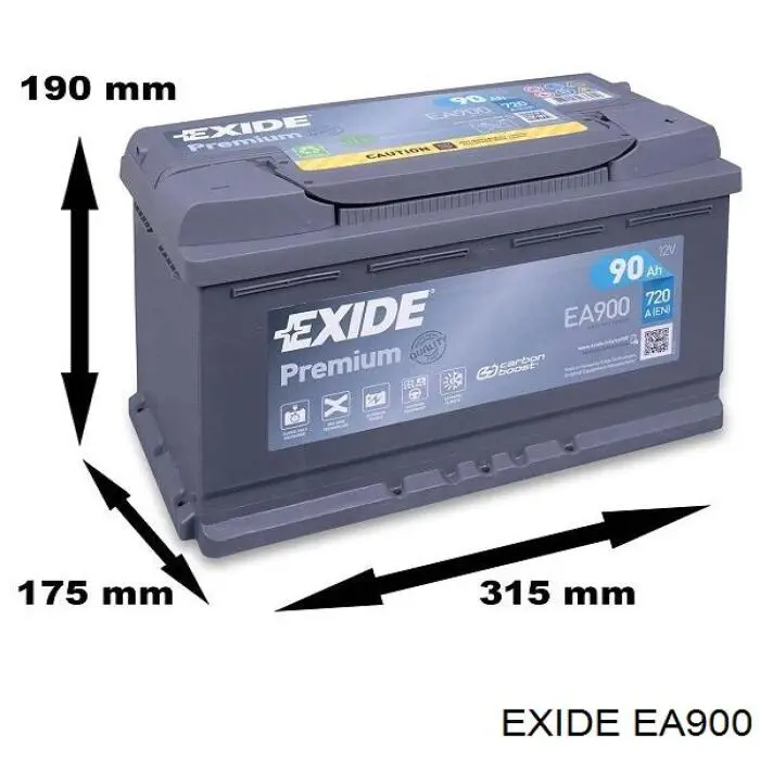 Batería EA900 Exide