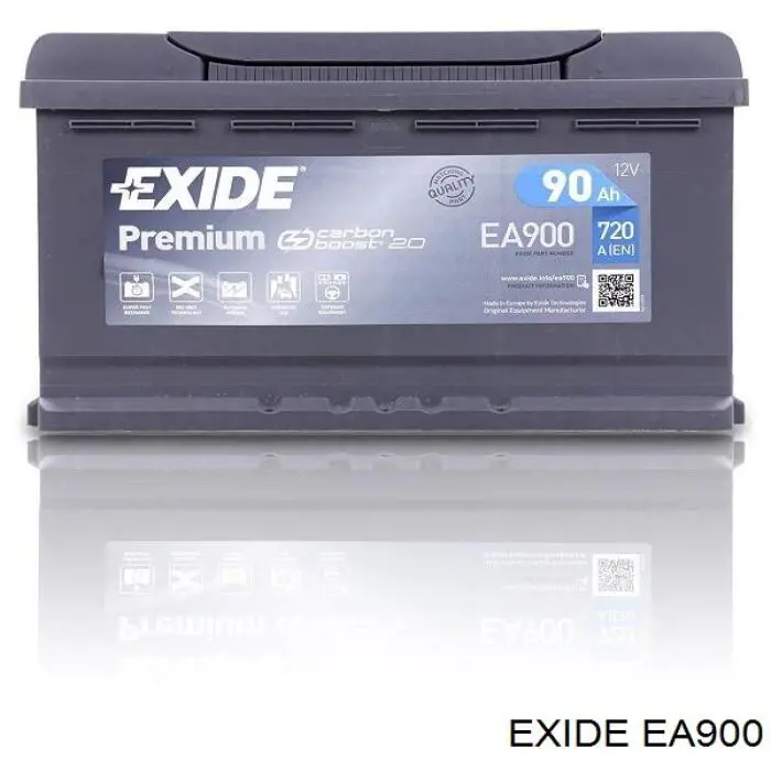Batería de Arranque Exide Premium 90 ah 12 v B13 (EA900)