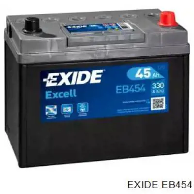 Batería de Arranque Exide Excell 45 ah 12 v B00 (EB454)
