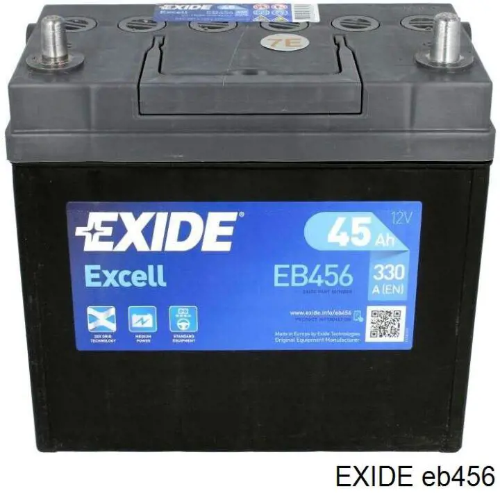 Batería de arranque EXIDE EB456