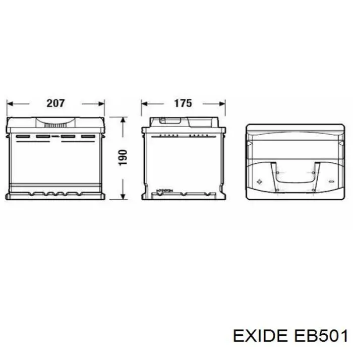 Comprar EB501 Exide Batería de coche