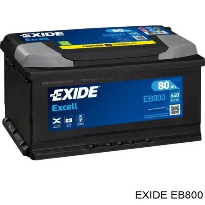 Batería de arranque EXIDE EB800