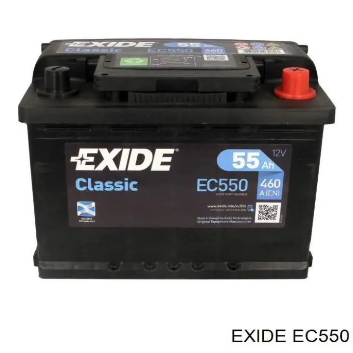 Comprar EC550 Exide Batería de coche