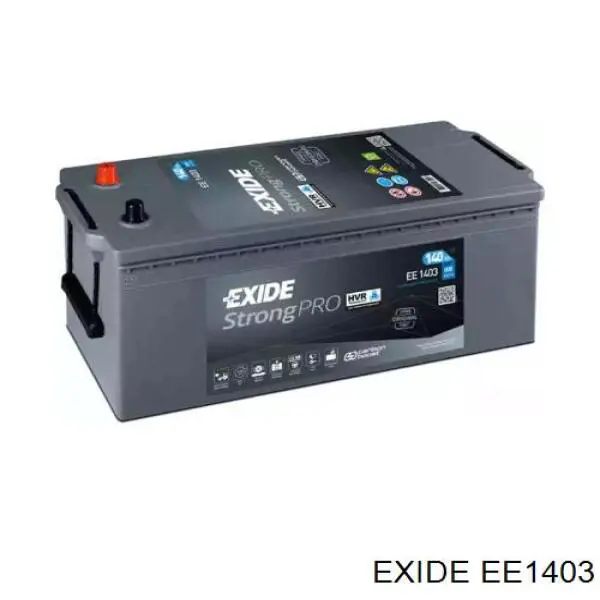 Batería de Arranque Exide Heavy Expert 140 ah 12 v B00 (EE1403)