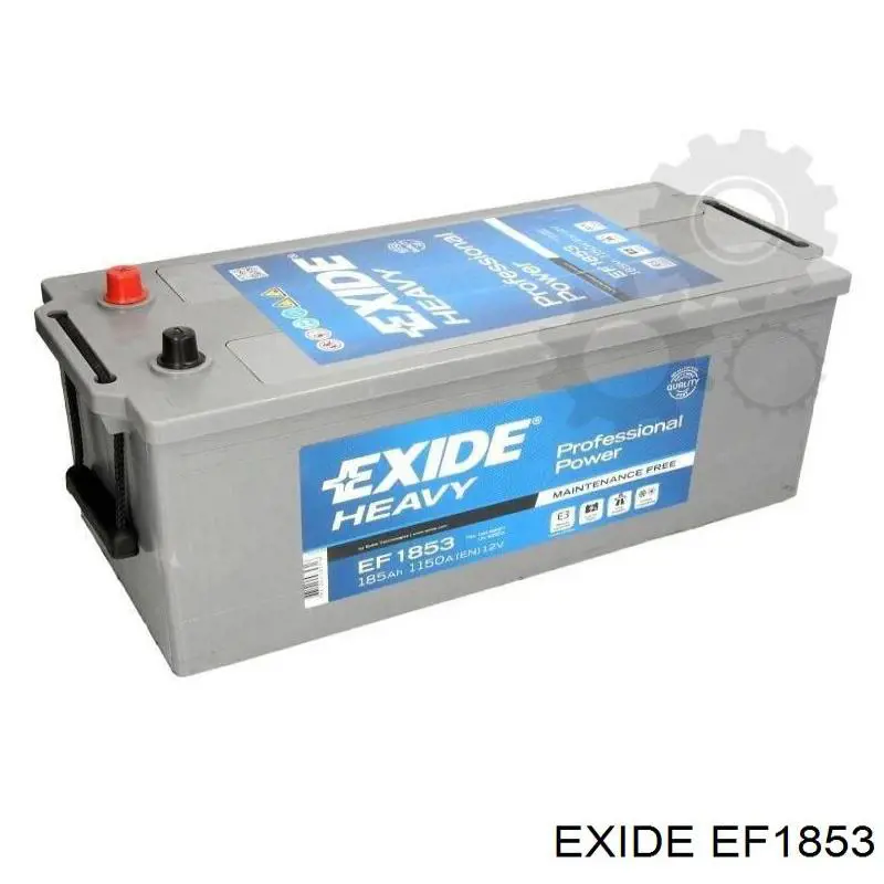 Batería de Arranque Exide Heavy Professional Power 185 ah 12 v B00 (EF1853)