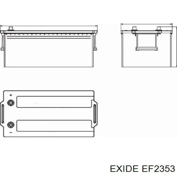 Comprar EF2353 Exide Batería de coche