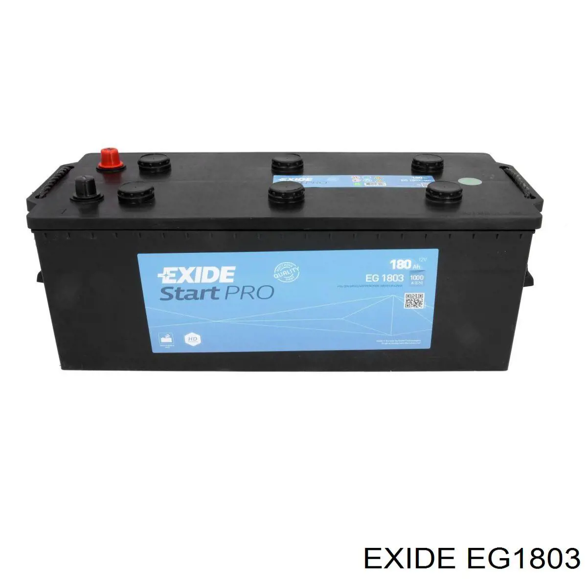 Batería de Arranque Exide Heavy Professional 180 ah 12 v B00 (EG1803)