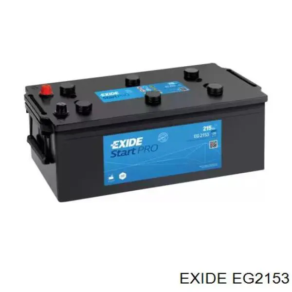 Batería de Arranque Exide 215 ah 12 v B00 (EG2153)