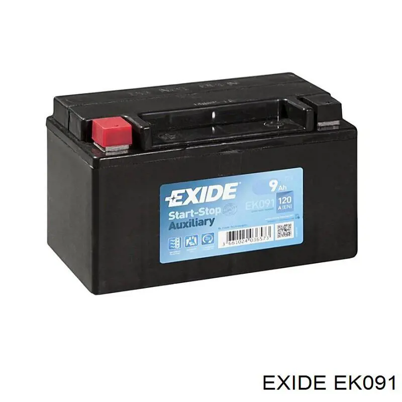 Batería de arranque Exide EK091 precio, desde 37,77 EUR