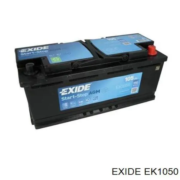 Batería de Arranque Exide Micro-Hybrid AGM 105 ah 12 v B13 (EK1050)