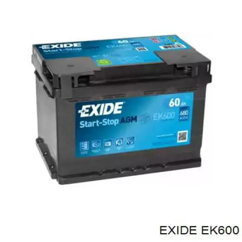 Batería EK600 Exide