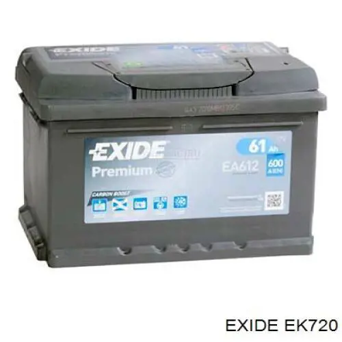 Batería de Arranque Exide (EK720)
