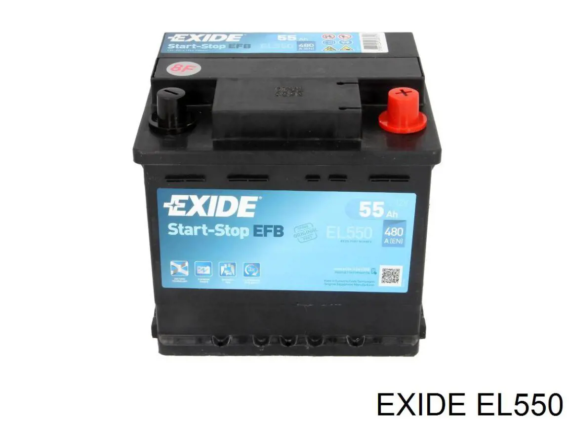 Batería de Arranque Exide (EL550)