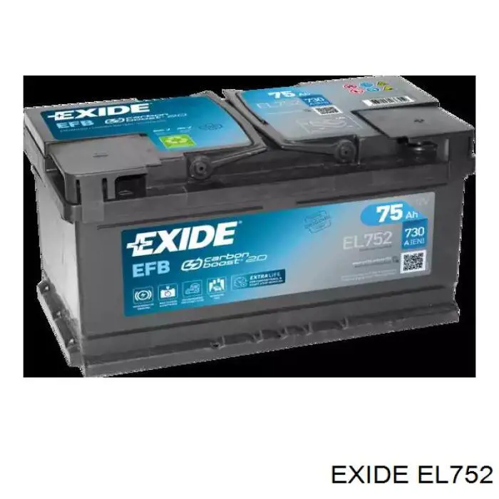 Comprar EL752 Exide Batería de coche