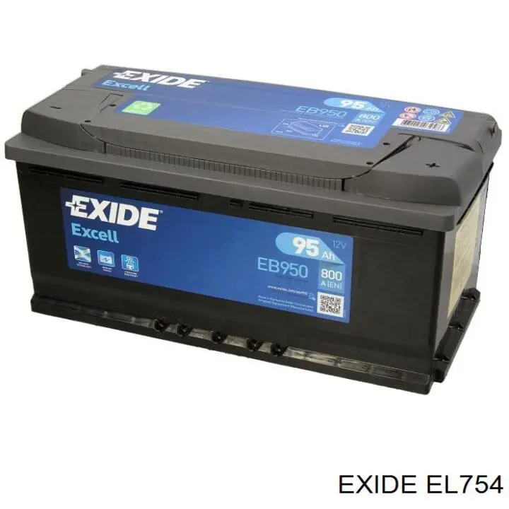 Comprar EL754 Exide Batería de coche